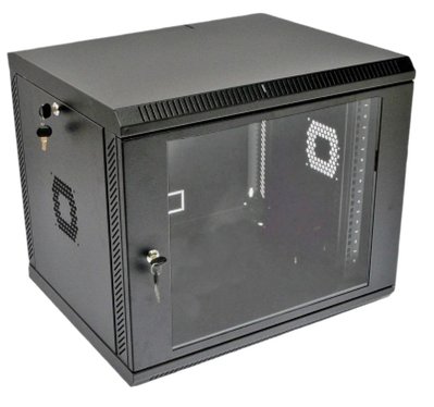 9U Шкаф 19" , 600х500х507 мм (Ш*Г*В), акриловое стекло, черный 26491 фото